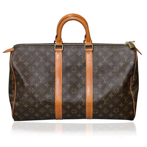 louis vuitton keepall used|the real Lv bag.